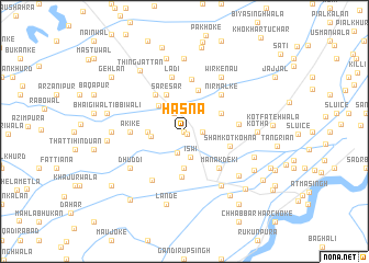 map of Hasna