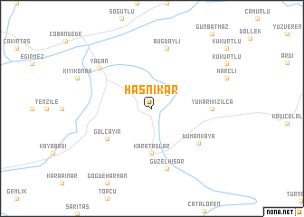 map of Hasnikar