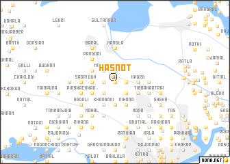map of Hasnot