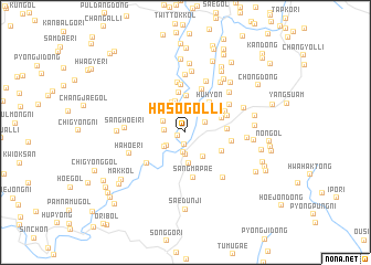 map of Hasogol-li