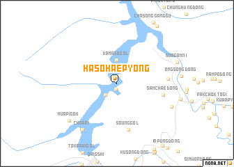 map of Hasŏhaep\