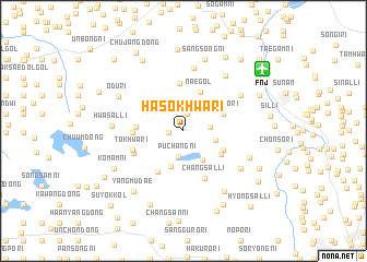 map of Hasŏkhwa-ri