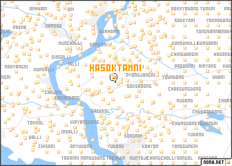 map of Hasŏktam-ni