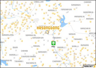 map of Hasong-dong