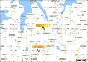 map of Hasŏngni