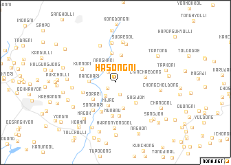 map of Hasong-ni