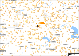 map of Hasŏng