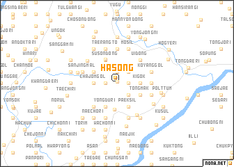 map of Hasong