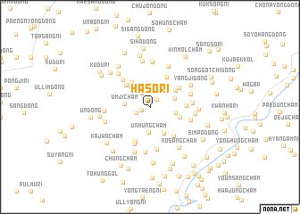 map of Hasŏ-ri