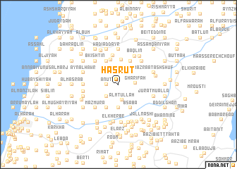 map of Ḩaşrūt