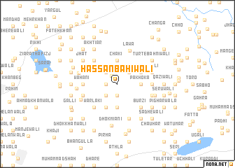 map of Hassan Bahīwāli