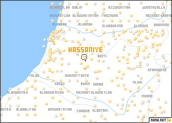 map of Hassânîyé