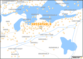 map of Hassanwāla