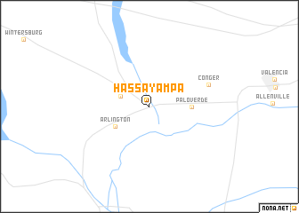 map of Hassayampa