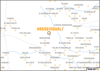 map of Hasseïn Ou Ali