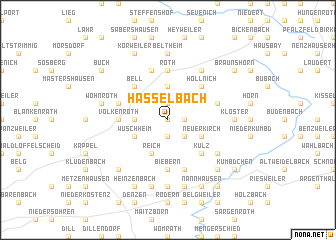 map of Hasselbach