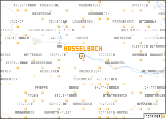 map of Hasselbach