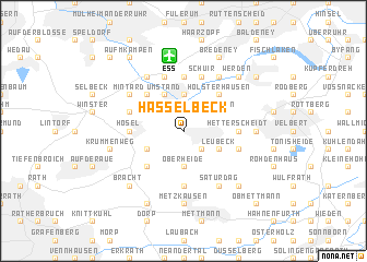 map of Hasselbeck
