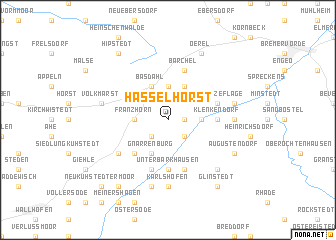 map of Hasselhorst