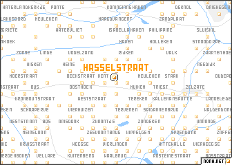 map of Hasselstraat