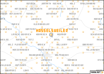 map of Hasselsweiler