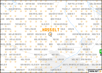 map of Hasselt