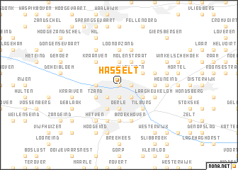 map of Hasselt