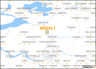 map of Hasselt