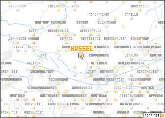 map of Hassel