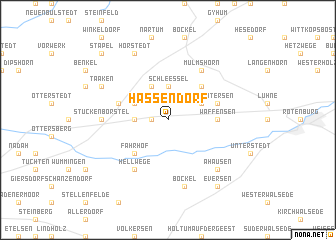 map of Hassendorf