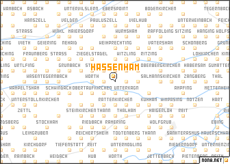 map of Hassenham