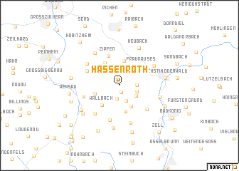 map of Hassenroth