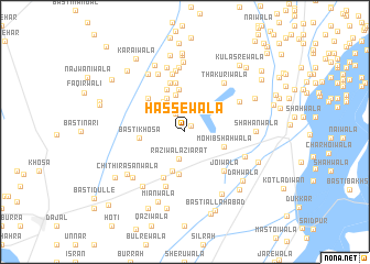 map of Hassewāla