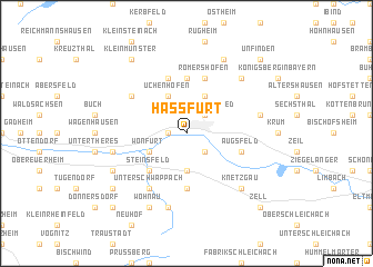 map of Haßfurt