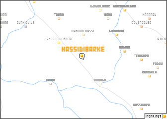 map of Hassidi Barké