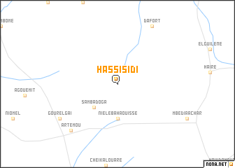 map of Hassi Sidi