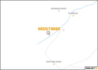 map of Hassi Tahar