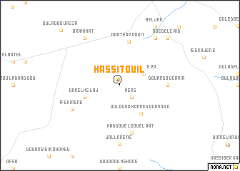 map of Hassi Touil