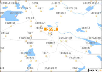 map of Hassla