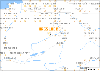 map of Haßlberg