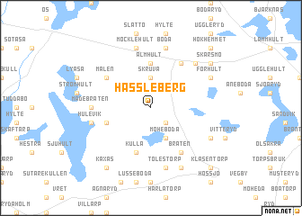 map of Hässleberg