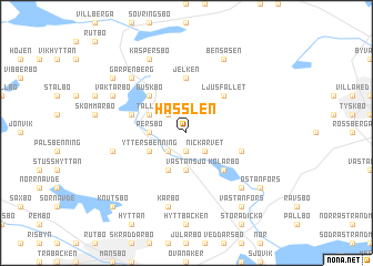 map of Hässlen