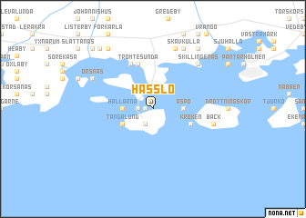 map of Hasslö