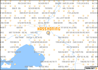 map of Haßmoning