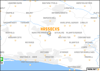 map of Hassocks