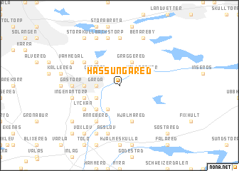 map of Hassungared