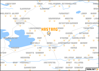 map of Hästäng