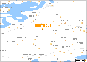 map of Hästböle