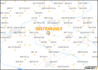 map of Hastehausen