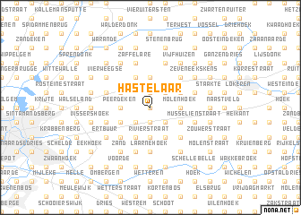 map of Hastelaar